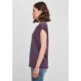 Build Your Brand - Ladies Extended Shoulder Tee (BY021) - purplenight M