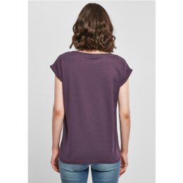 Build Your Brand - Ladies Extended Shoulder Tee (BY021) - purplenight M