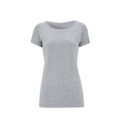 Continental - N09 Womens Regular Fit Round Neck T-Shirt - melange grey XL