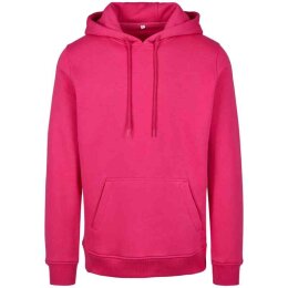 Build Your Brand - Heavy Hoody (BY011) - hibiskus pink M