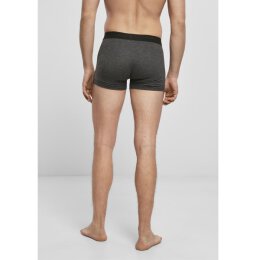 Build Your Brand - Men Boxer Shorts 2-Pack (BY132) - charcoal