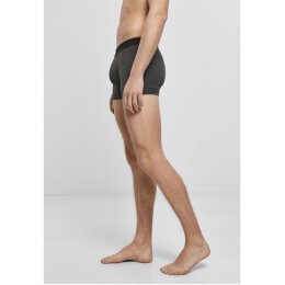 Build Your Brand - Men Boxer Shorts 2-Pack (BY132) - charcoal L