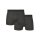 Build Your Brand - Men Boxer Shorts 2-Pack (BY132) - charcoal L