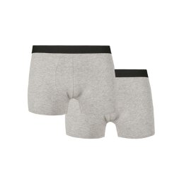 Build Your Brand - Men Boxer Shorts 2-Pack (BY132) - heather grey