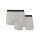 Build Your Brand - Men Boxer Shorts 2-Pack (BY132) - heather grey  XL