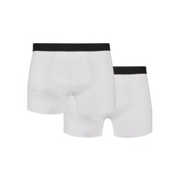 Build Your Brand - Men Boxer Shorts 2-Pack (BY132) - white  L