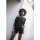 Build Your Brand - Ladies Batwing Longsleeve (BY107) - black M