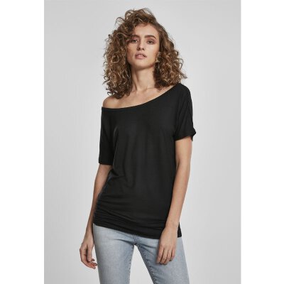Build Your Brand - Ladies Viscose Tee (BY040BD) - black S