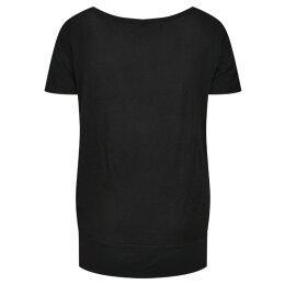 Build Your Brand - Ladies Viscose Tee (BY040BD) - black L