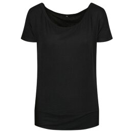 Build Your Brand - Ladies Viscose Tee (BY040BD) - black XXL