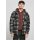Urban Classics - TB3805 - Plaid Teddy Lined Shirt Jacket - black/white