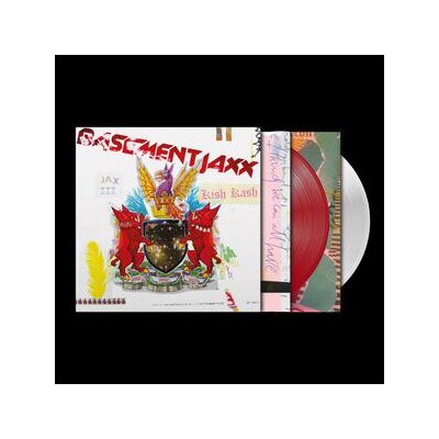 BASEMENT JAXX - KISH KASH (LTD. RED & WHITE COLORED EDIT.) - LP