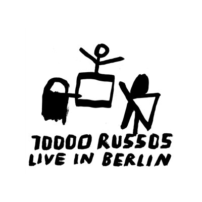 10000 RUSSOS - LIVE IN BERLIN (2LP ETCHED D-SIDE) - LP