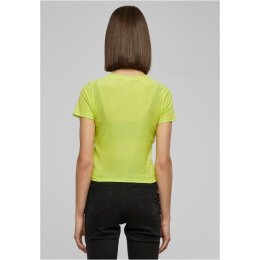 Urban Classics - TB6051 Ladies Short Mesh Tee - frozenyellow L