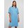 Urban Classics - TB4091 Ladies Organic Oversized Slit Tee Dress - horizonblue L
