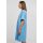 Urban Classics - TB4091 Ladies Organic Oversized Slit Tee Dress - horizonblue L