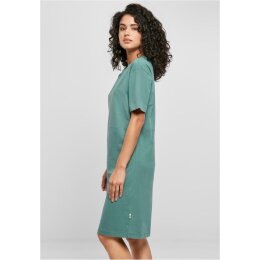 Urban Classics - TB4091 Ladies Organic Oversized Slit Tee Dress - paleleaf 3XL