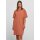 Urban Classics - TB4091 Ladies Organic Oversized Slit Tee Dress - terracotta