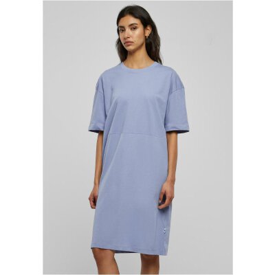 Urban Classics - TB4091 Ladies Organic Oversized Slit Tee Dress - violablue