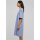 Urban Classics - TB4091 Ladies Organic Oversized Slit Tee Dress - violablue