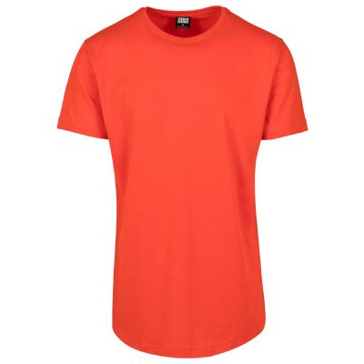 Urban Classics - TB638 Shaped Long Tee - bloodorange