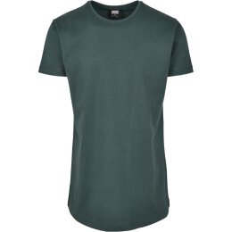 Urban Classics - TB638 Shaped Long Tee - bottlegreen