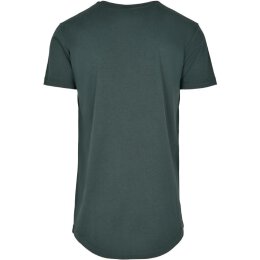 Urban Classics - TB638 Shaped Long Tee - bottlegreen