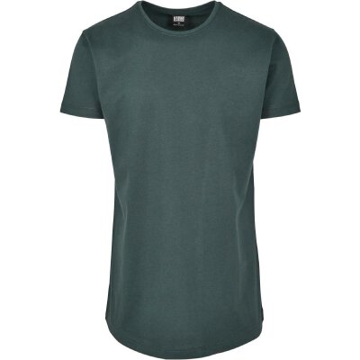 Urban Classics - TB638 Shaped Long Tee - bottlegreen L