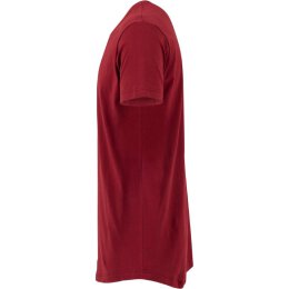 Urban Classics - TB638 Shaped Long Tee - burgundy