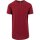 Urban Classics - TB638 Shaped Long Tee - burgundy 2XL