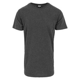 Urban Classics - TB638 Shaped Long Tee - charcoal