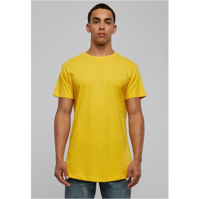 Urban Classics - TB638 Shaped Long Tee - chrome yellow