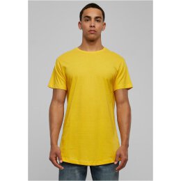 Urban Classics - TB638 Shaped Long Tee - chrome yellow