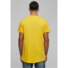 Urban Classics - TB638 Shaped Long Tee - chrome yellow