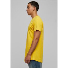 Urban Classics - TB638 Shaped Long Tee - chrome yellow