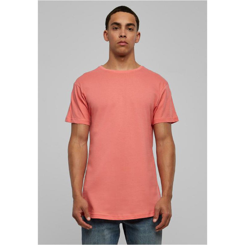 Urban Classics - TB638 Shaped Long Tee - coral, 12,90 € 