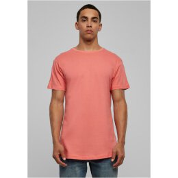 Urban Classics - TB638 Shaped Long Tee - coral