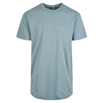 Urban Classics - TB638 Shaped Long Tee - dustyblue XL