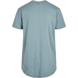 Urban Classics - TB638 Shaped Long Tee - dustyblue XL