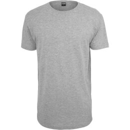 Urban Classics - TB638 Shaped Long Tee - grey