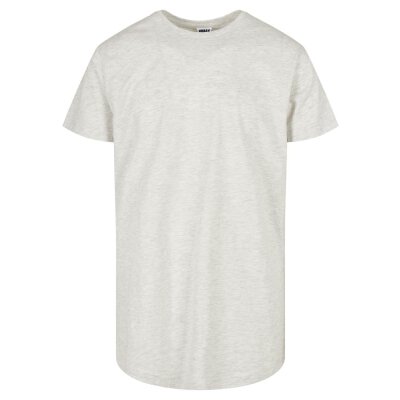 Urban Classics - TB638 Shaped Long Tee - lightgrey