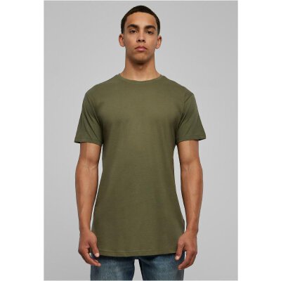 Urban Classics - TB638 Shaped Long Tee - olive
