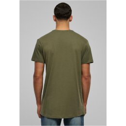 Urban Classics - TB638 Shaped Long Tee - olive