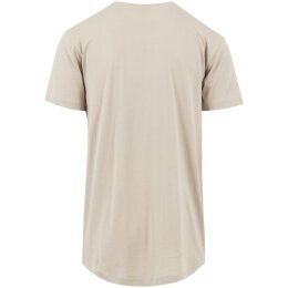 Urban Classics - TB638 Shaped Long Tee - sand