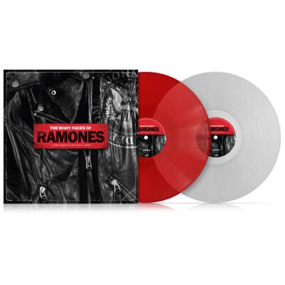 V/A - Many Faces Of Ramones - Ltd Gatefold 180gm Clear & Red Vinyl - DoLP