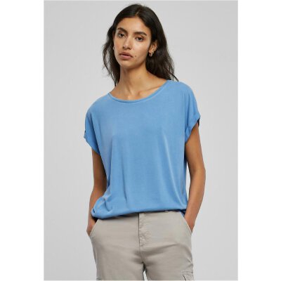 Urban Classics - TB4092 Ladies Modal Extended Shoulder Tee - horizonblue