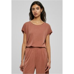 Urban Classics - TB4092 Ladies Modal Extended Shoulder Tee - terracotta 5XL
