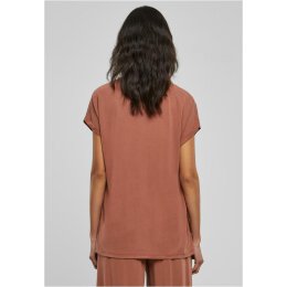 Urban Classics - TB4092 Ladies Modal Extended Shoulder Tee - terracotta 5XL