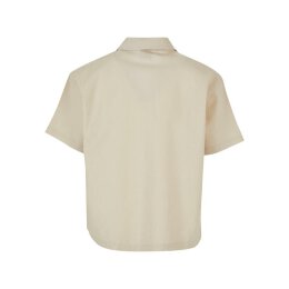 Urban Classics - TB5994 Ladies Linen Mixed Resort Shirt -...