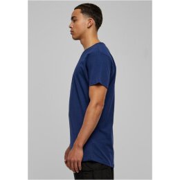 Urban Classics - TB638 Shaped Long Tee - spaceblue
